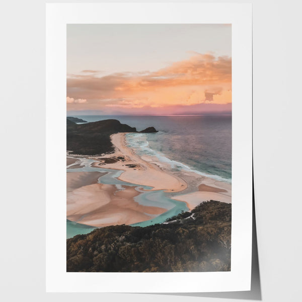 Sunset Over Cellito A2 Print