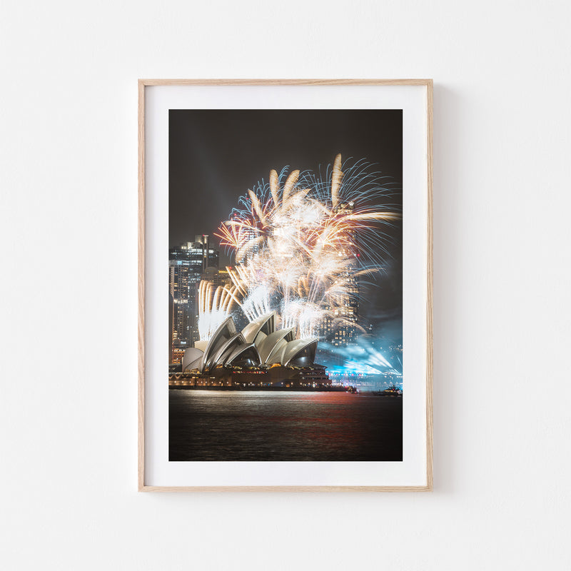 Sydney Sparkles Art Print