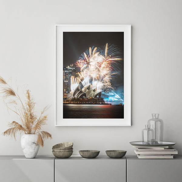 Sydney Sparkles Art Print