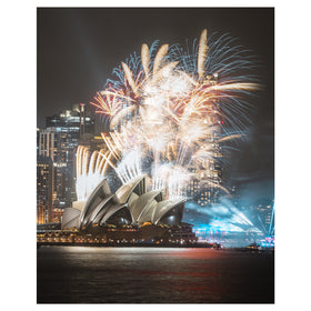 Sydney Sparkles Art Print