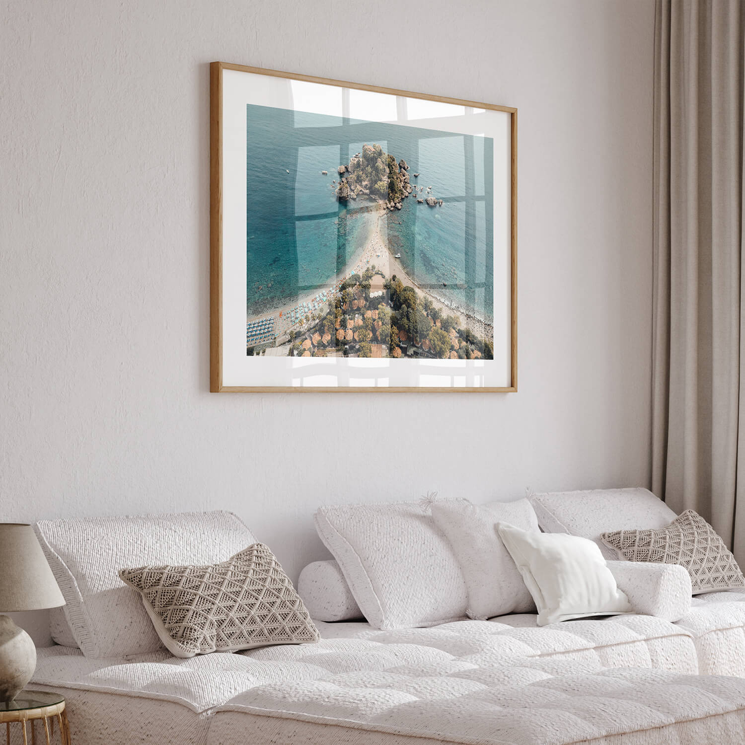 Sicily Split Art Print