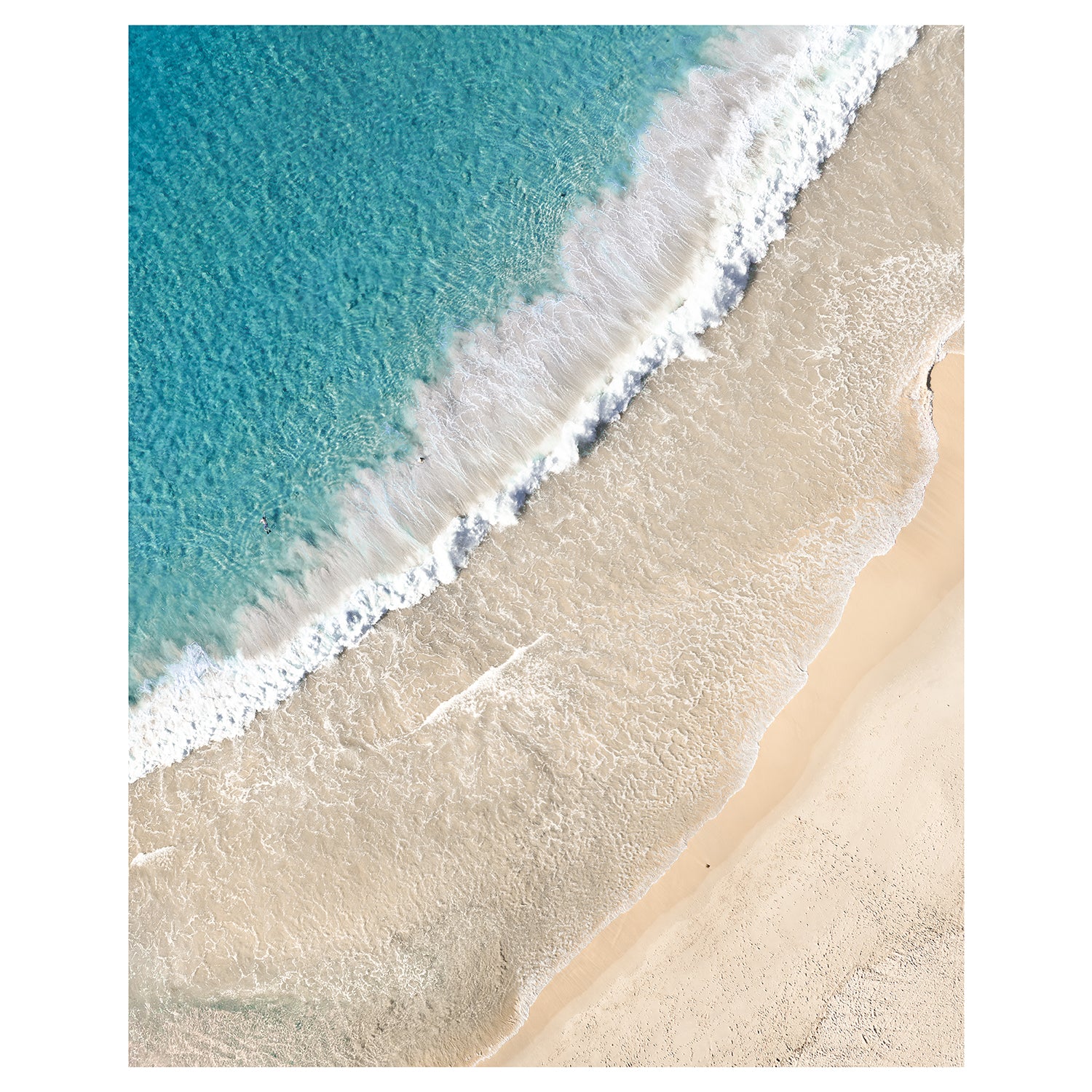Summer layered seascape - coastal abstract photography print, unframed wall art for