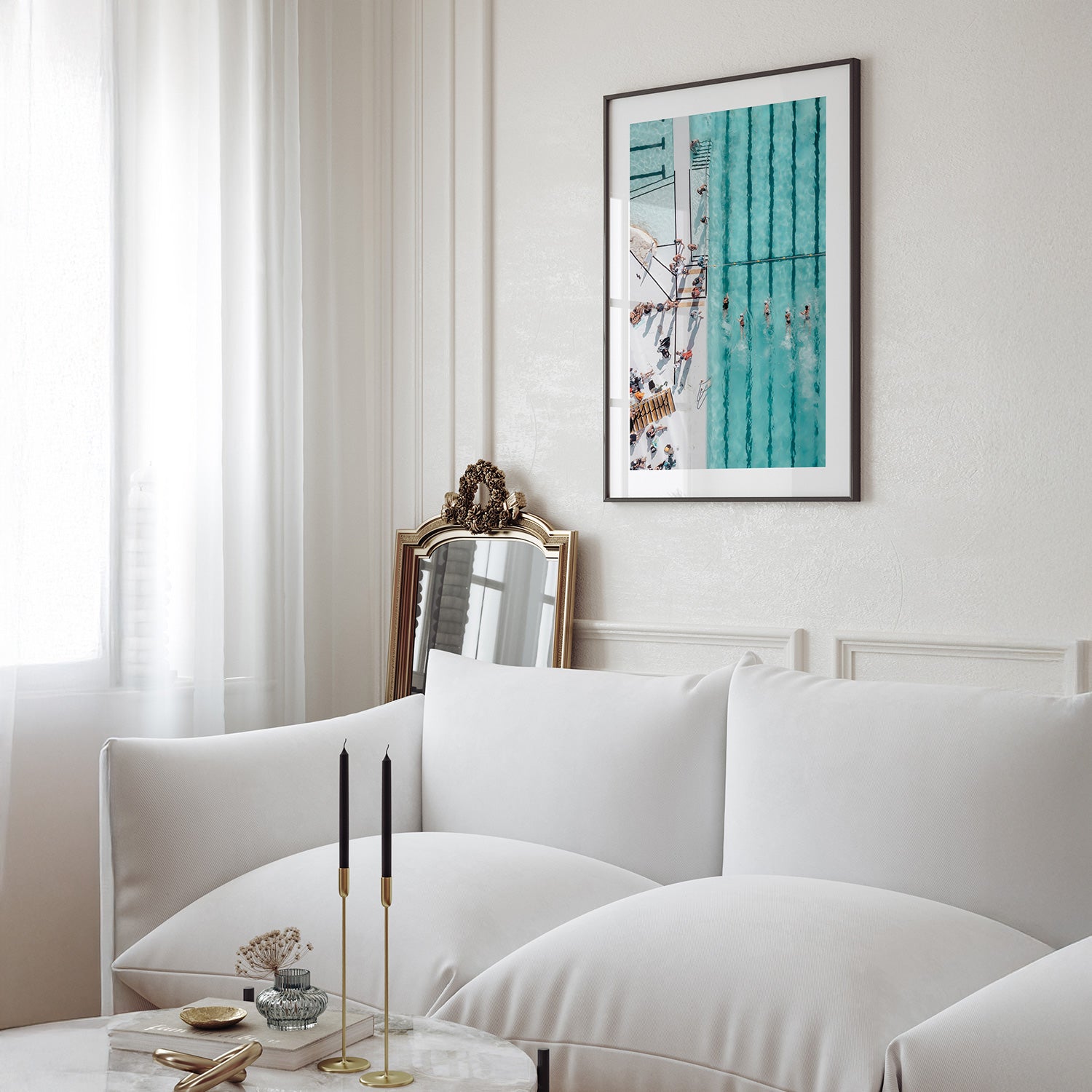 Sundays at Icebergs Art Print