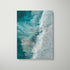 Tamarama Beach surf seascape in white frame - coastal wall art for modern homes