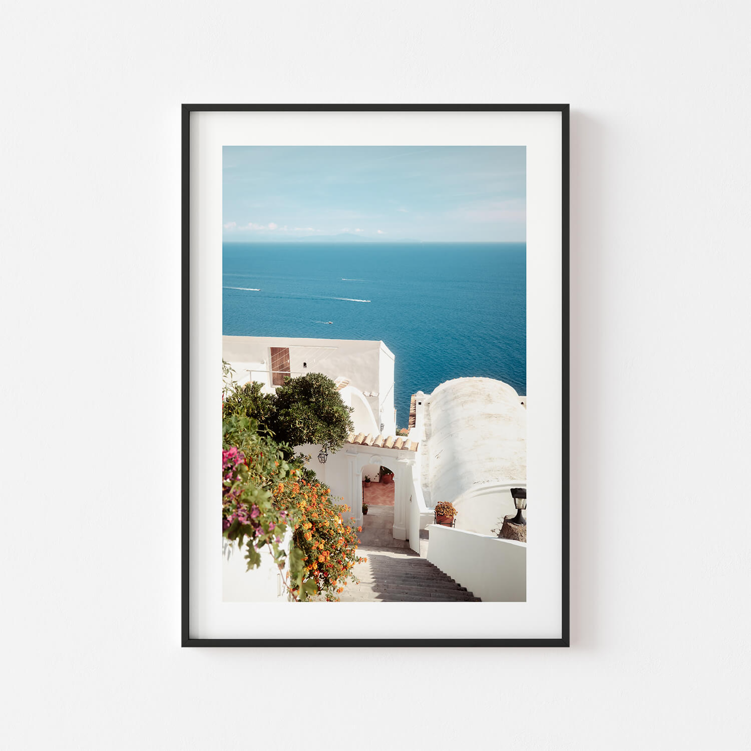 Terrace On The Coast Art Print