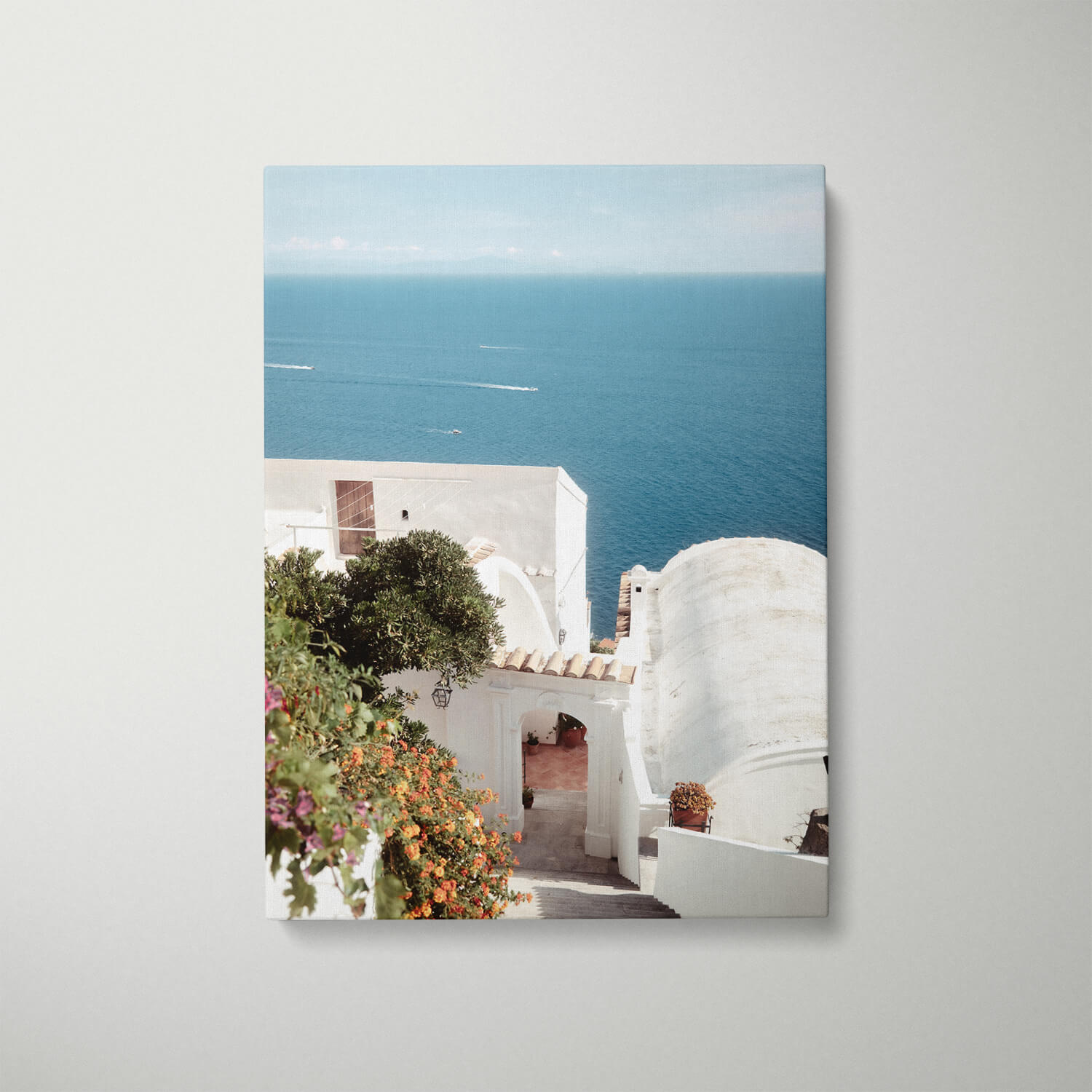 Terrace On The Coast Art Print