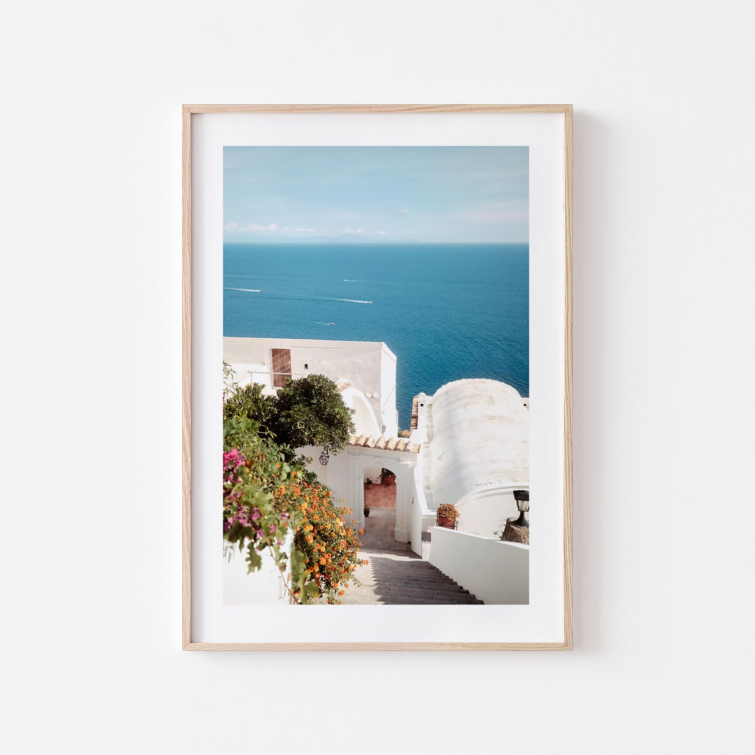 Terrace On The Coast Art Print