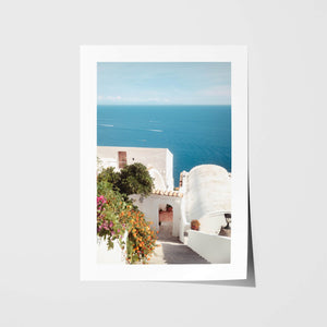 Terrace On The Coast Art Print - Through Our Lens
