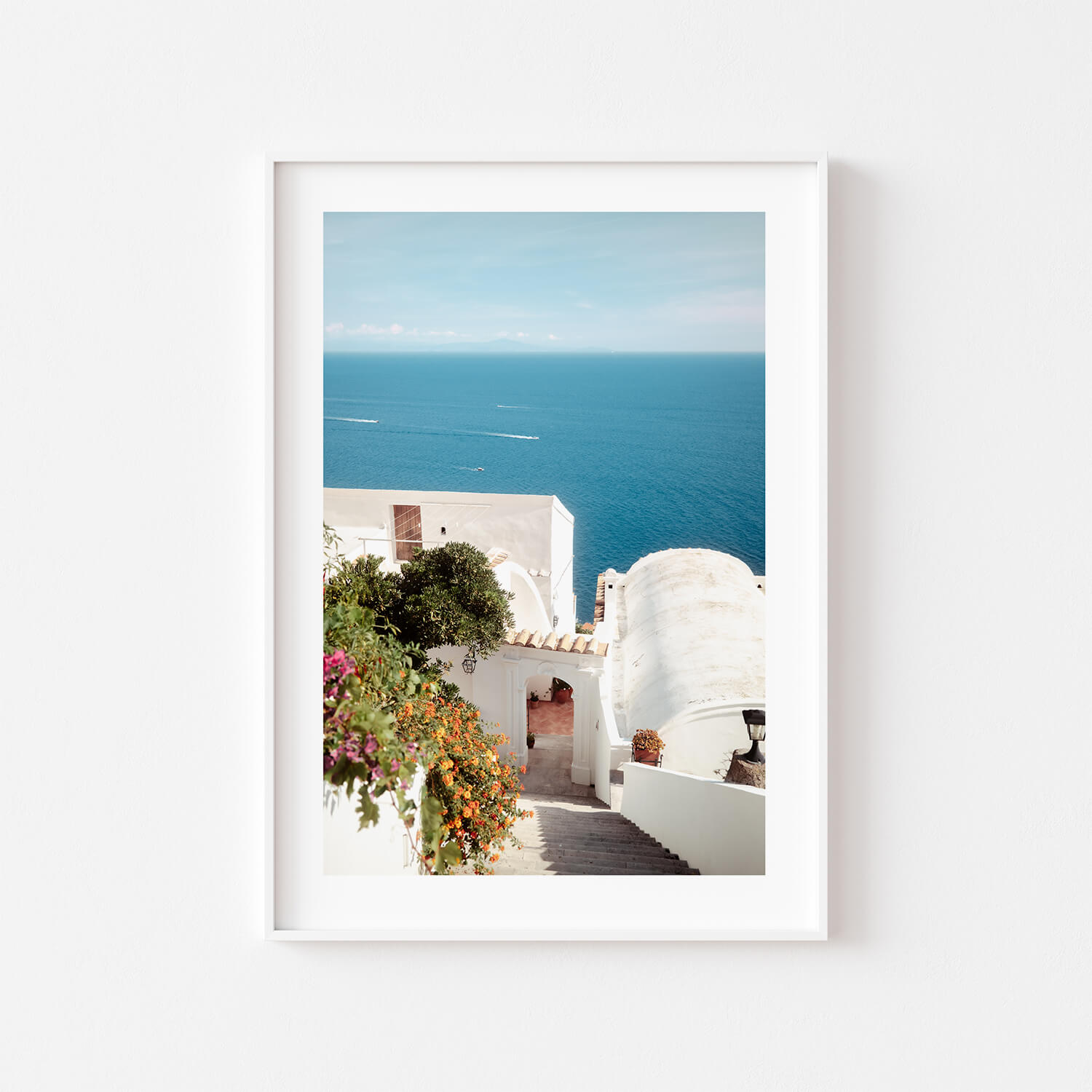 Terrace On The Coast Art Print