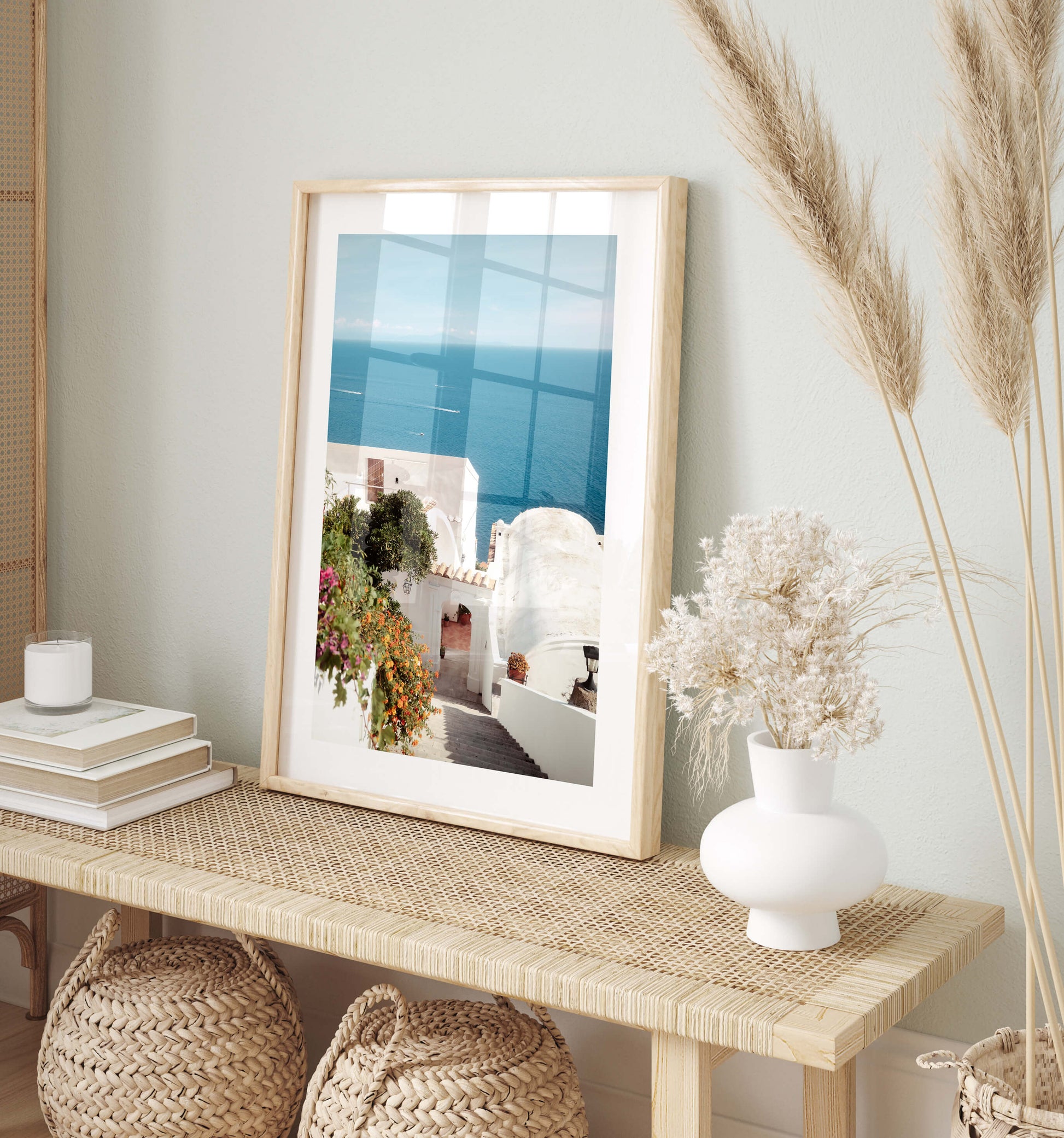 Terrace On The Coast Art Print