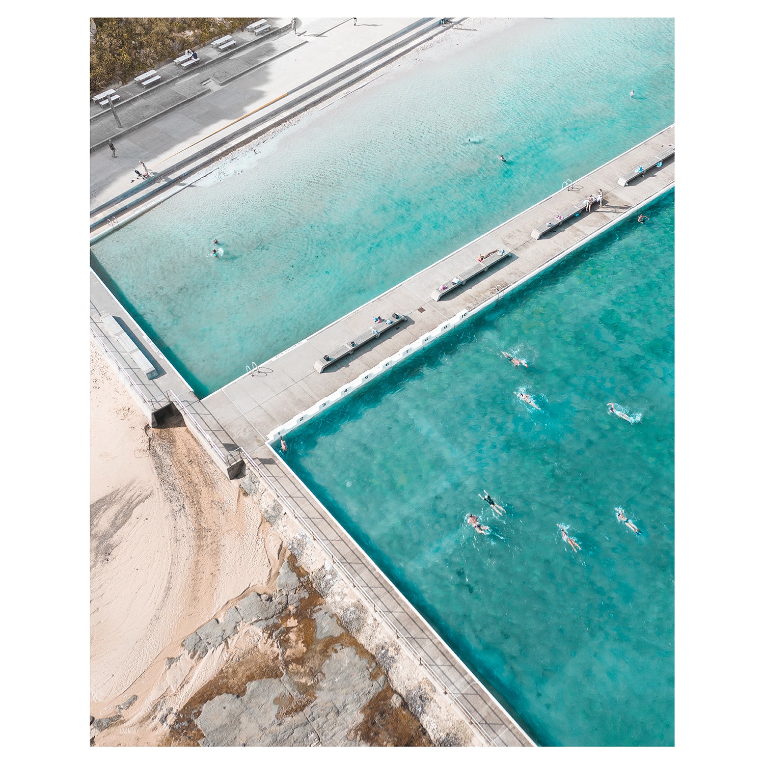 The Merewether Race Art Print - Through Our Lens