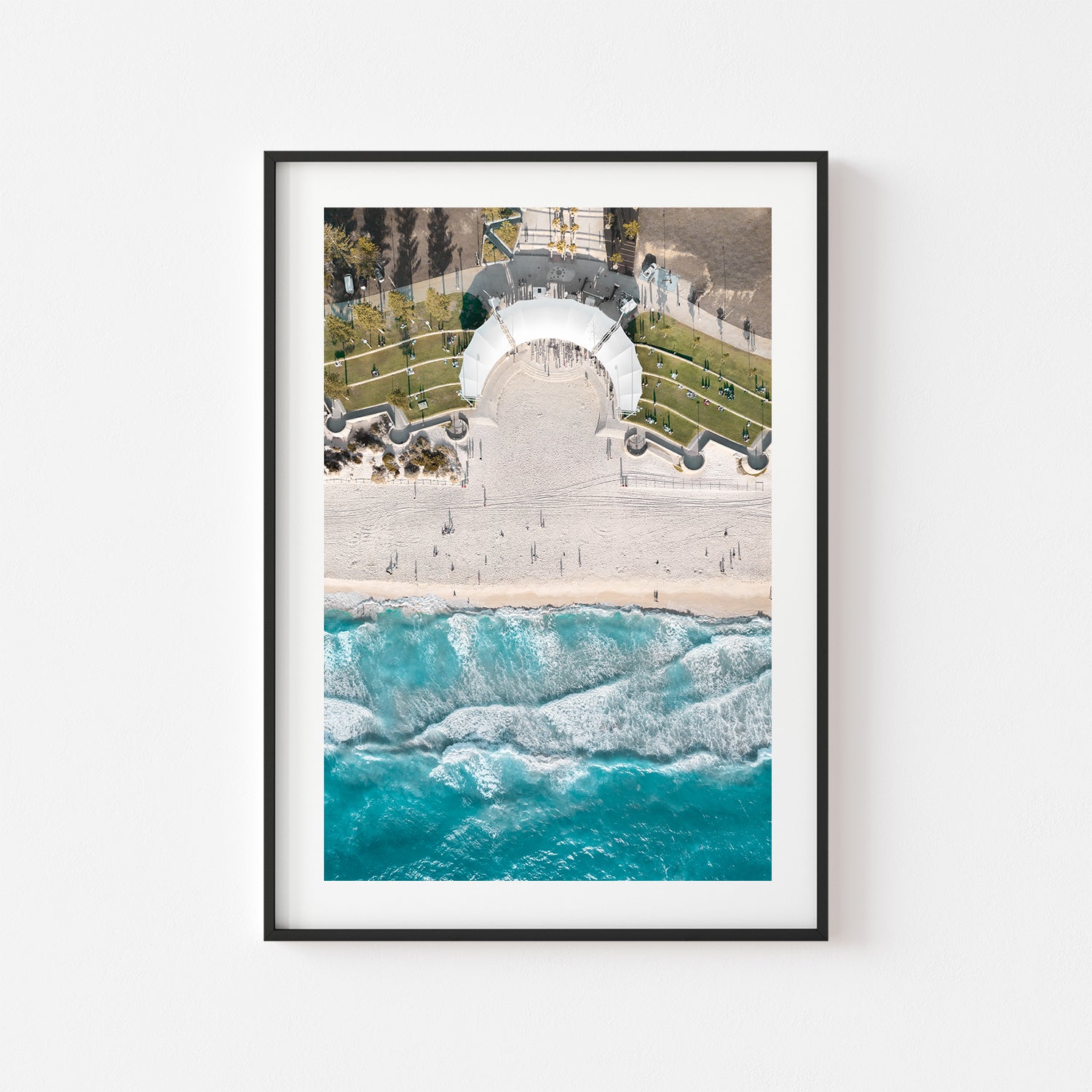 Top Down Scarborough Art Print - Through Our Lens