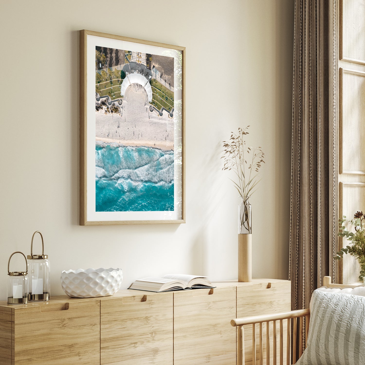 Top Down Scarborough Art Print - Through Our Lens