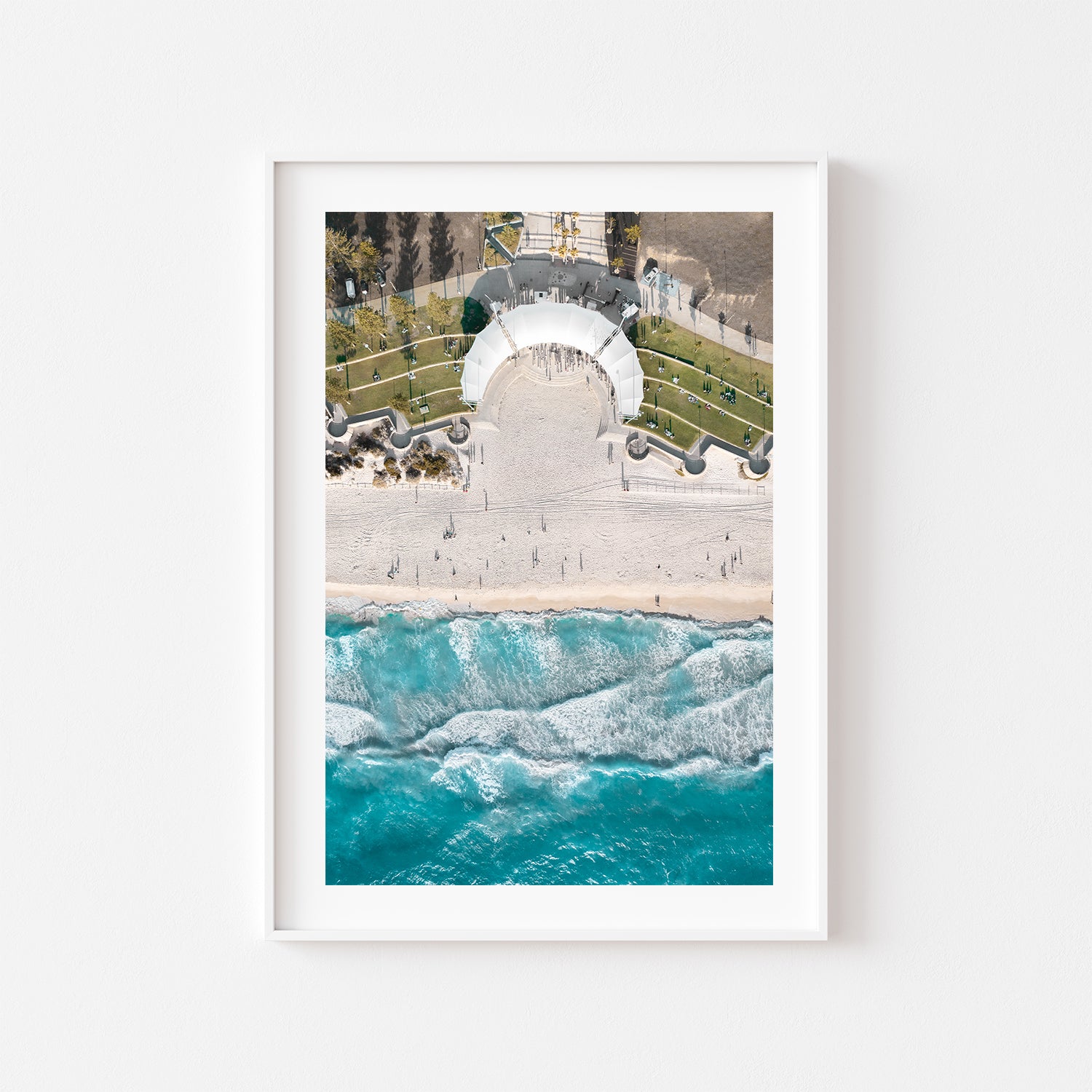 Top Down Scarborough Art Print - Through Our Lens