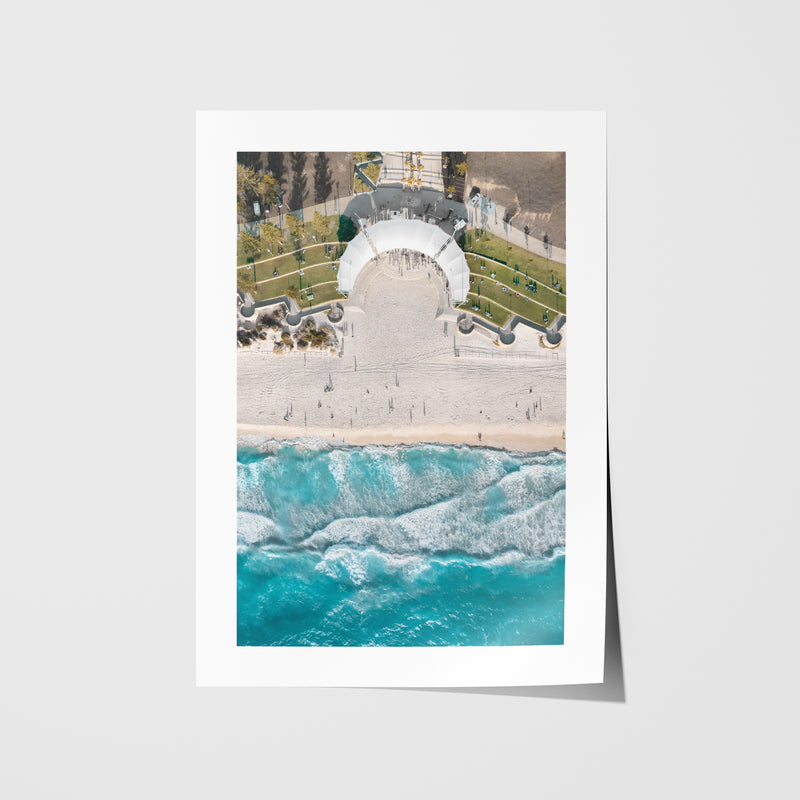 Top Down Scarborough Art Print - Through Our Lens