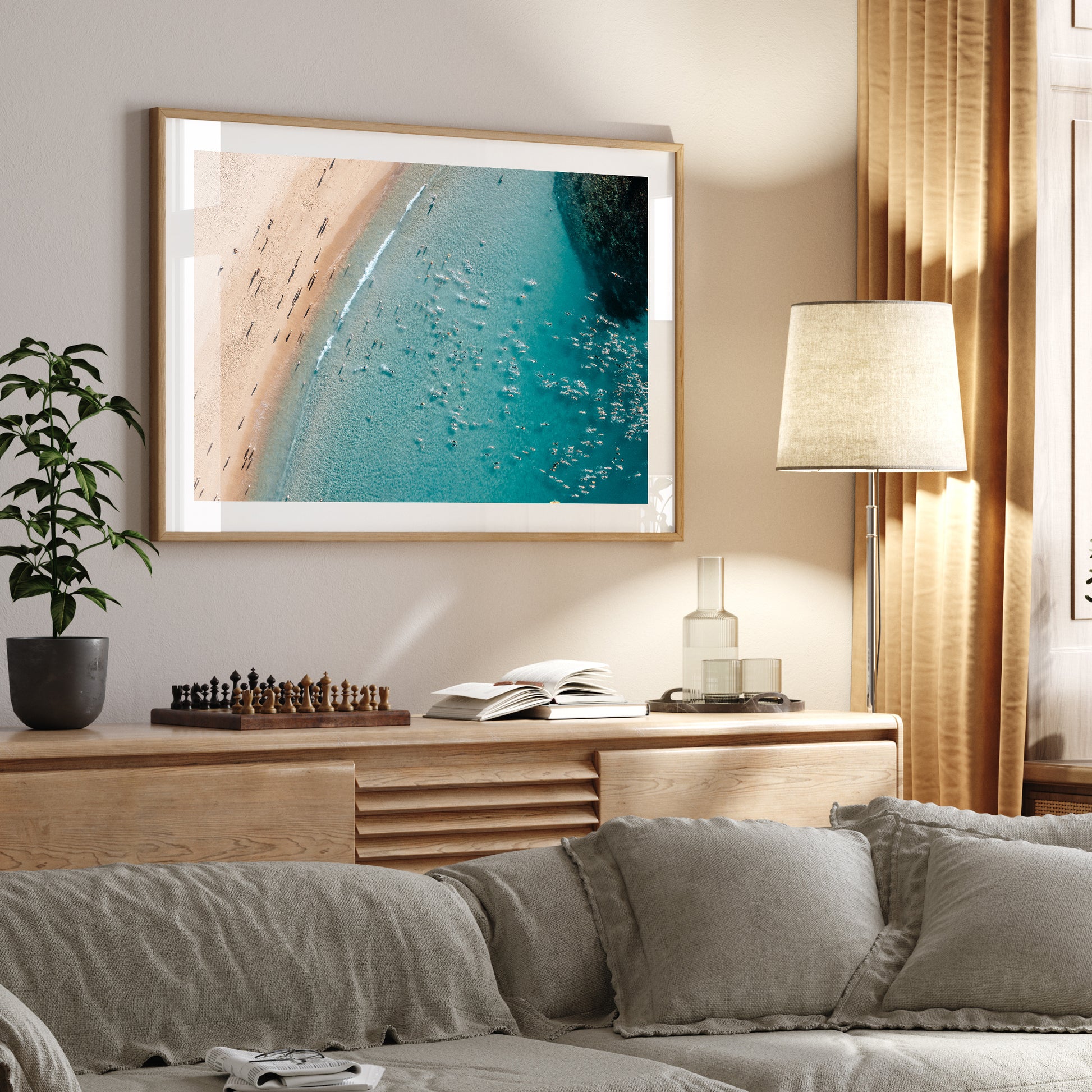 Towards The Ocean Art Print