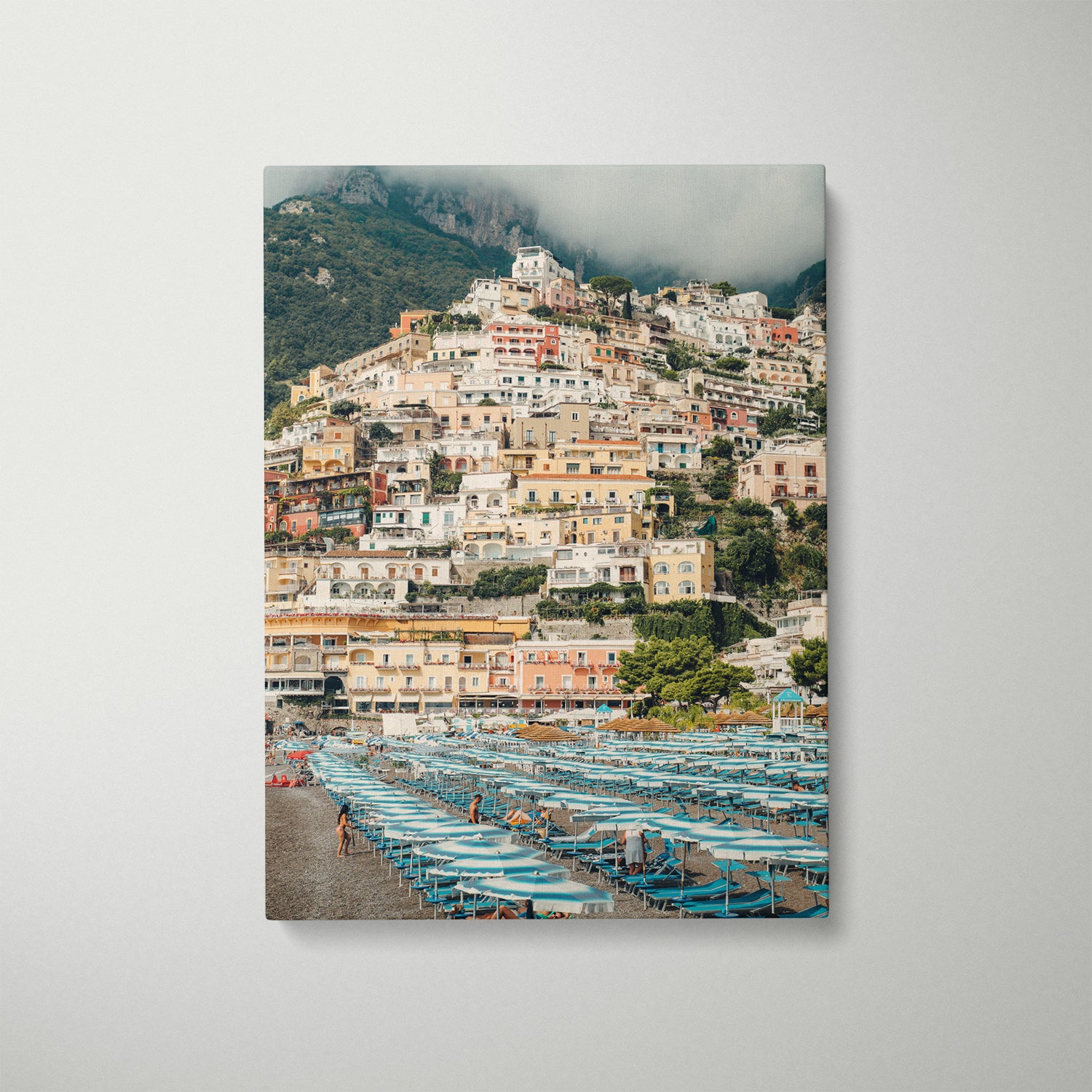 Towering Positano Art Print - Through Our Lens