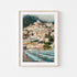 Towering Positano Art Print - Through Our Lens