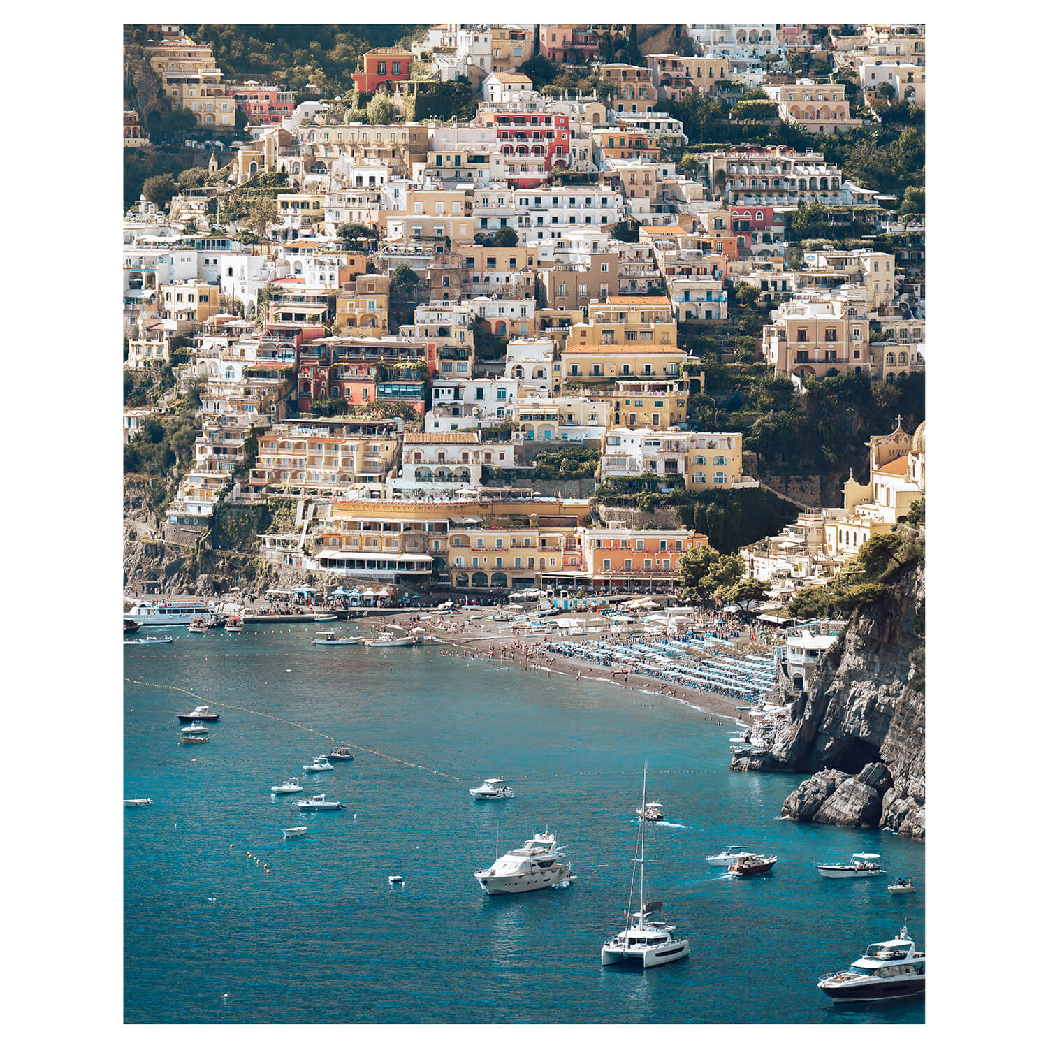 Vertical Village Art Print