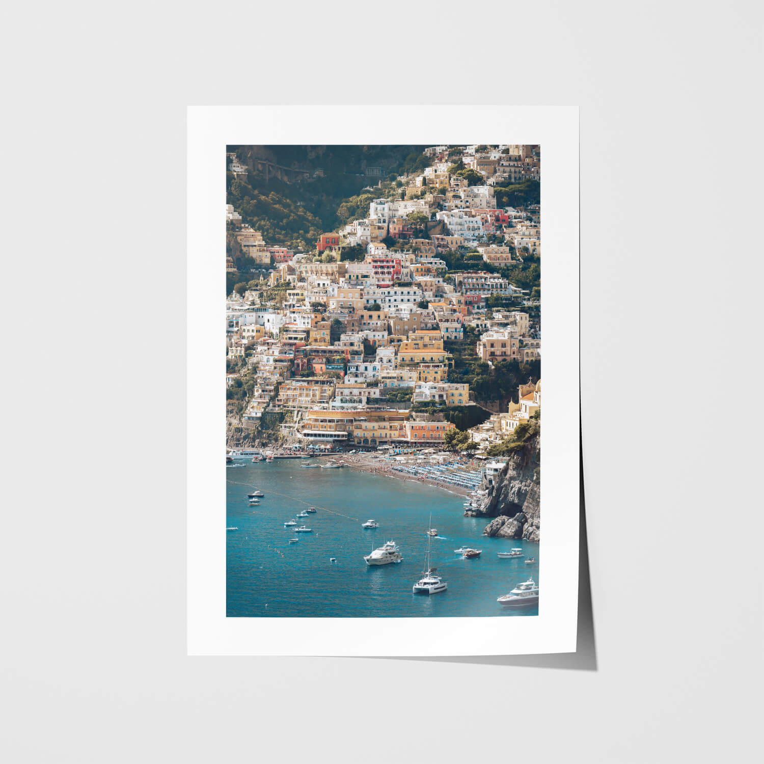Vertical Village Art Print