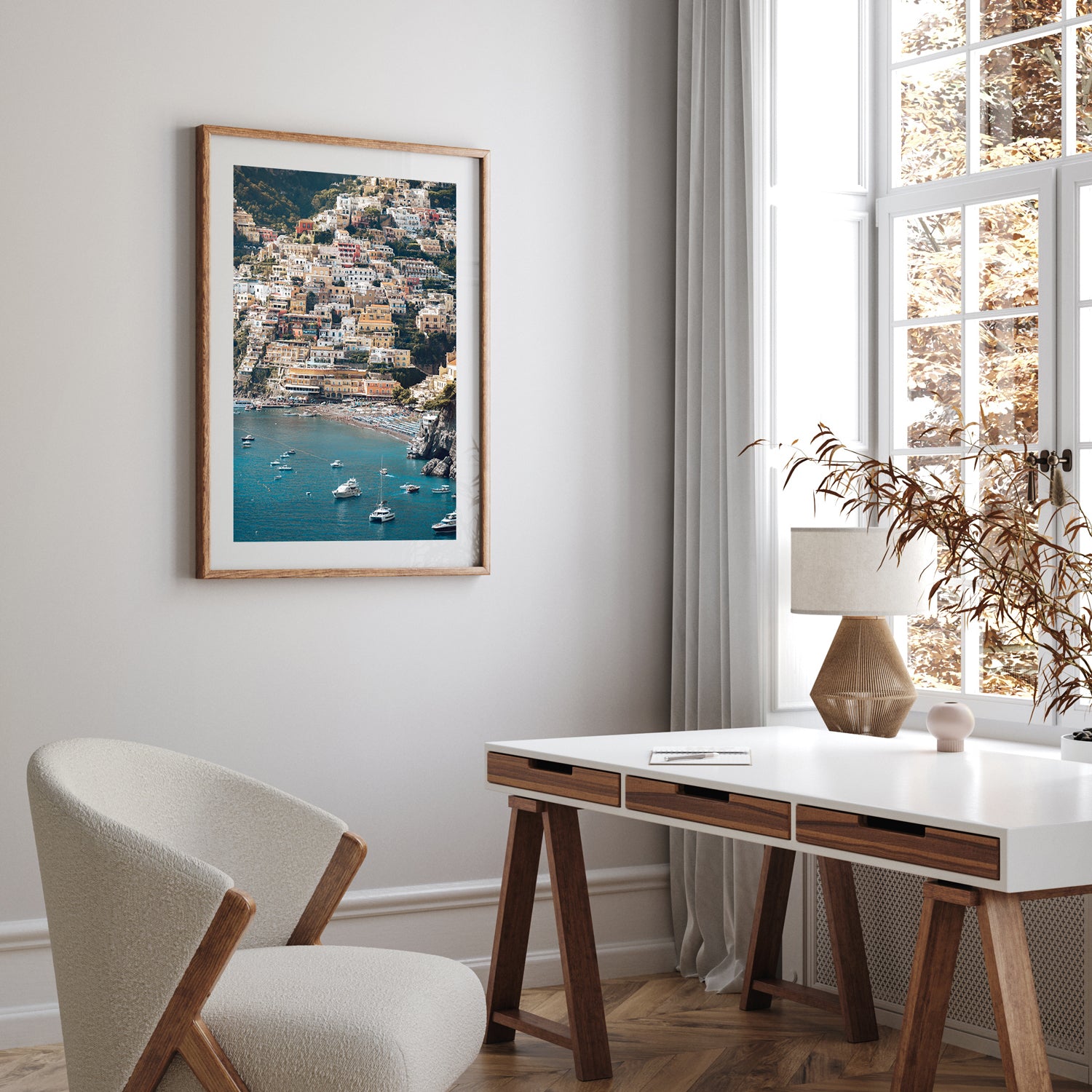 Vertical Village Art Print