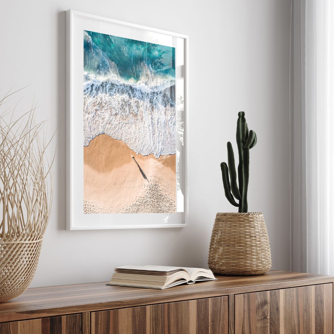 Yellow Sand Art Print