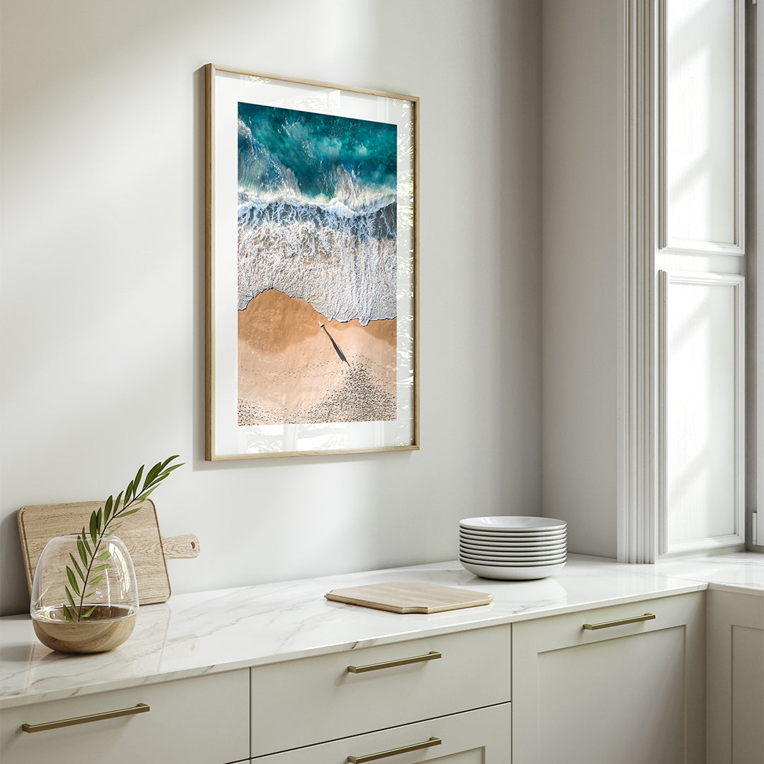 Yellow Sand Art Print