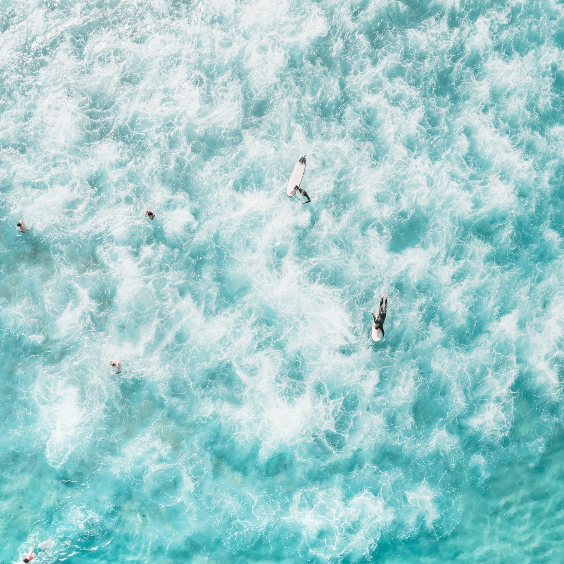 Surf Gradient Art Print