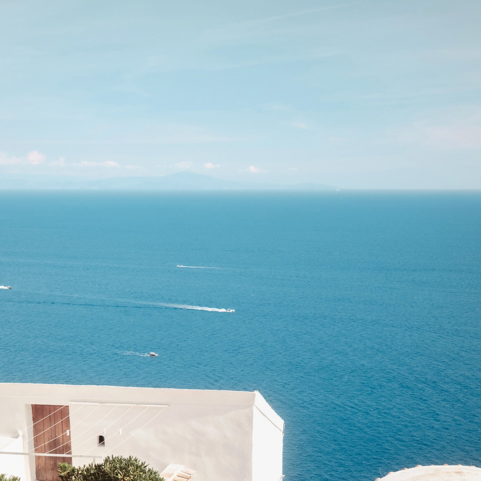 Terrace On The Coast Art Print