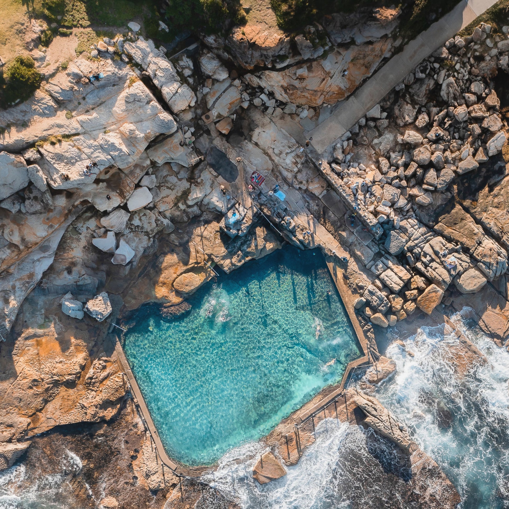 Top Down Mahon Art Print