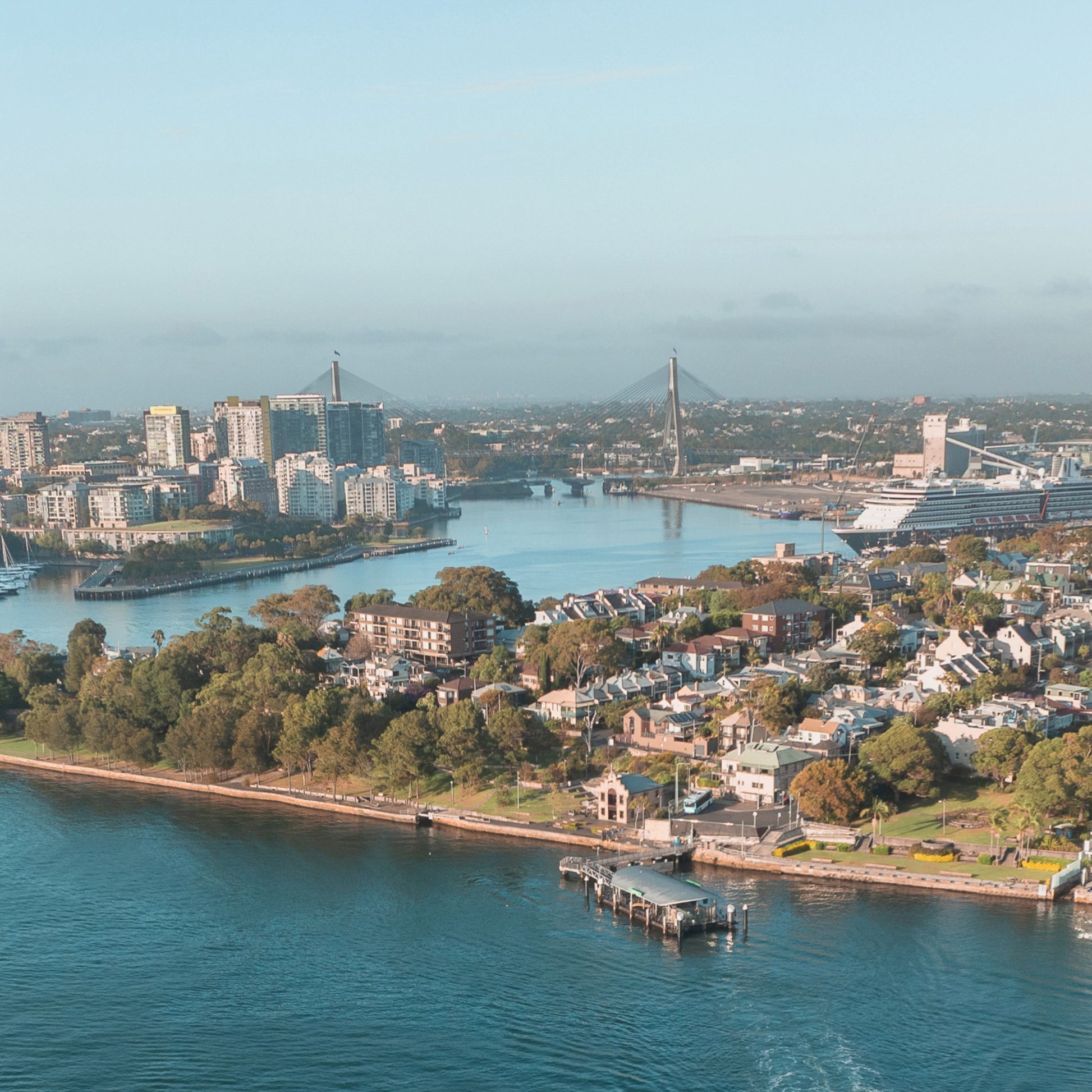 Balmain Ferry Art Print