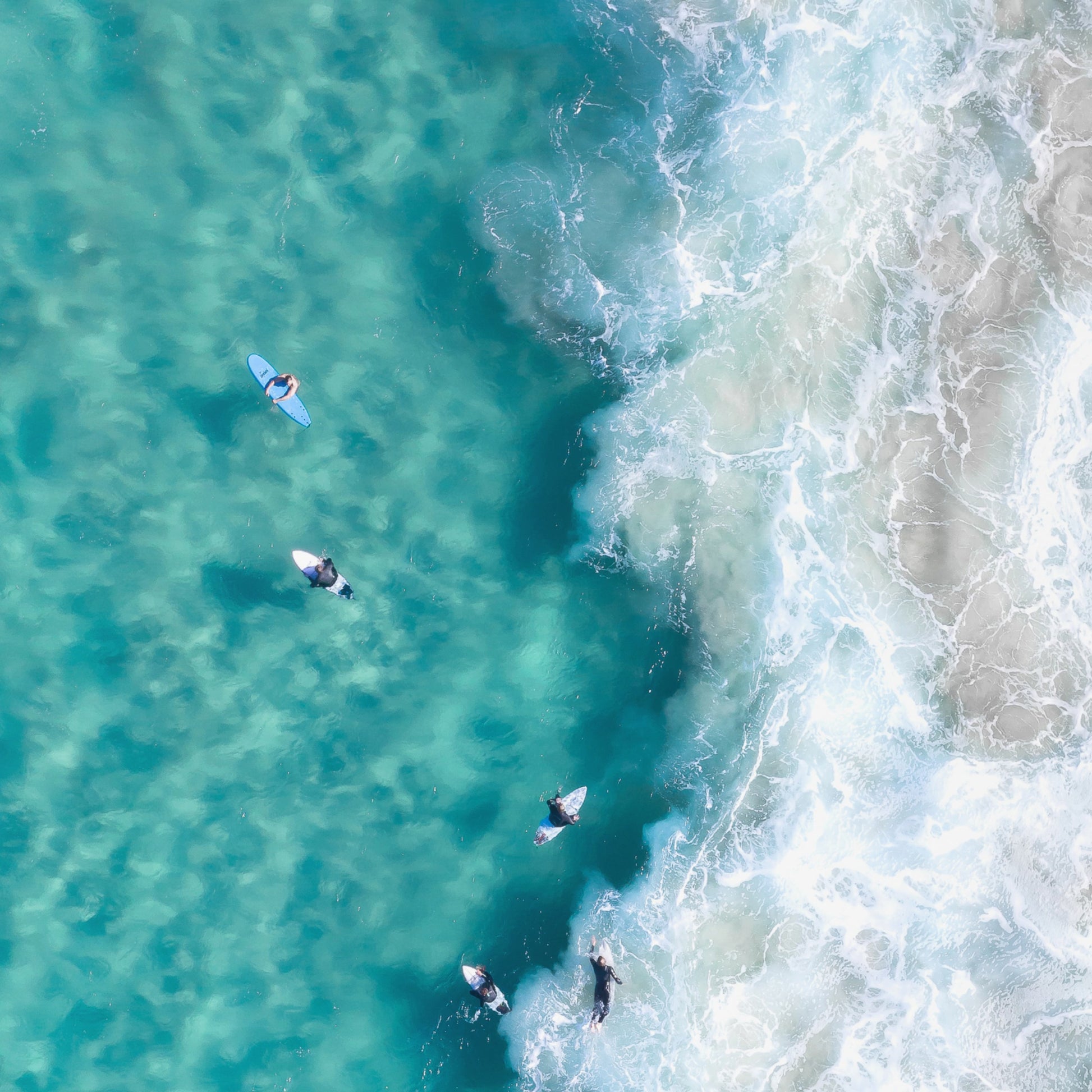 Into The Blue Art Print