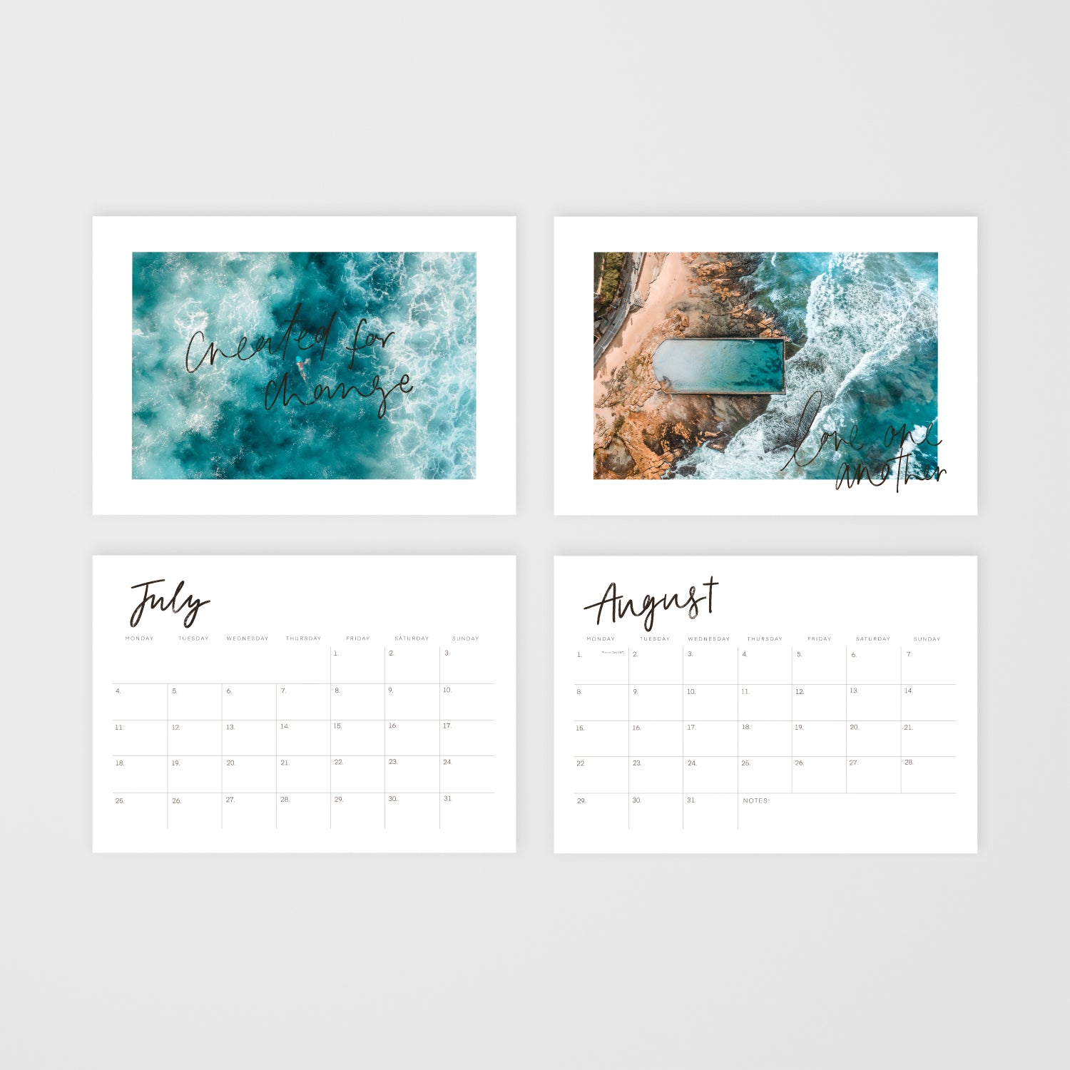 Through Our Lens X Breathe + Bloom 2022 Calendar-Through Our Lens-Through Our Lens