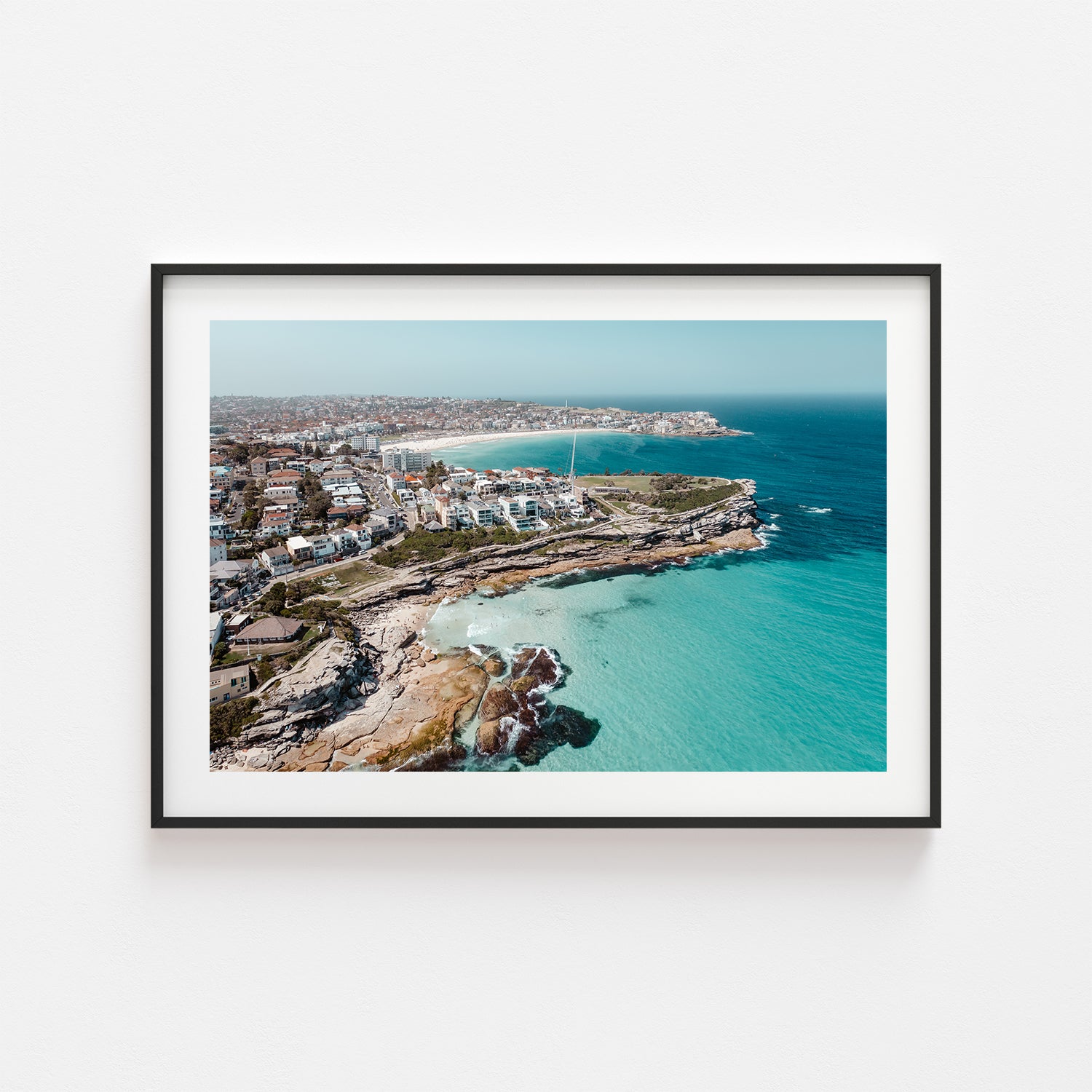 MacKenzies Bay Black Frame Artwork near Tamarama beach in Sydneys Eastern Suburbs