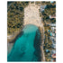 Above Shelly aerial view unframed photography - coastal beach wall art