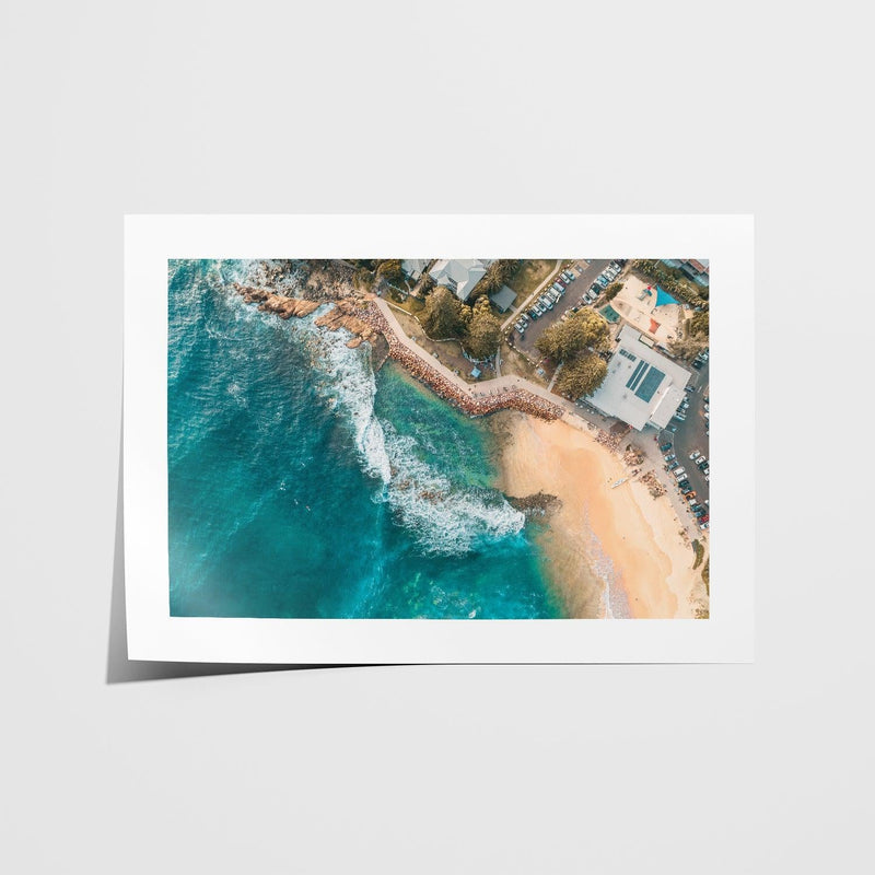 Avoca Beach Rockpool Art Print-Print-Through Our Lens-Unframed-Small-Landscape-Through Our Lens