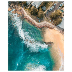 Avoca Beach Rockpool Art Print-Print-Through Our Lens-Through Our Lens