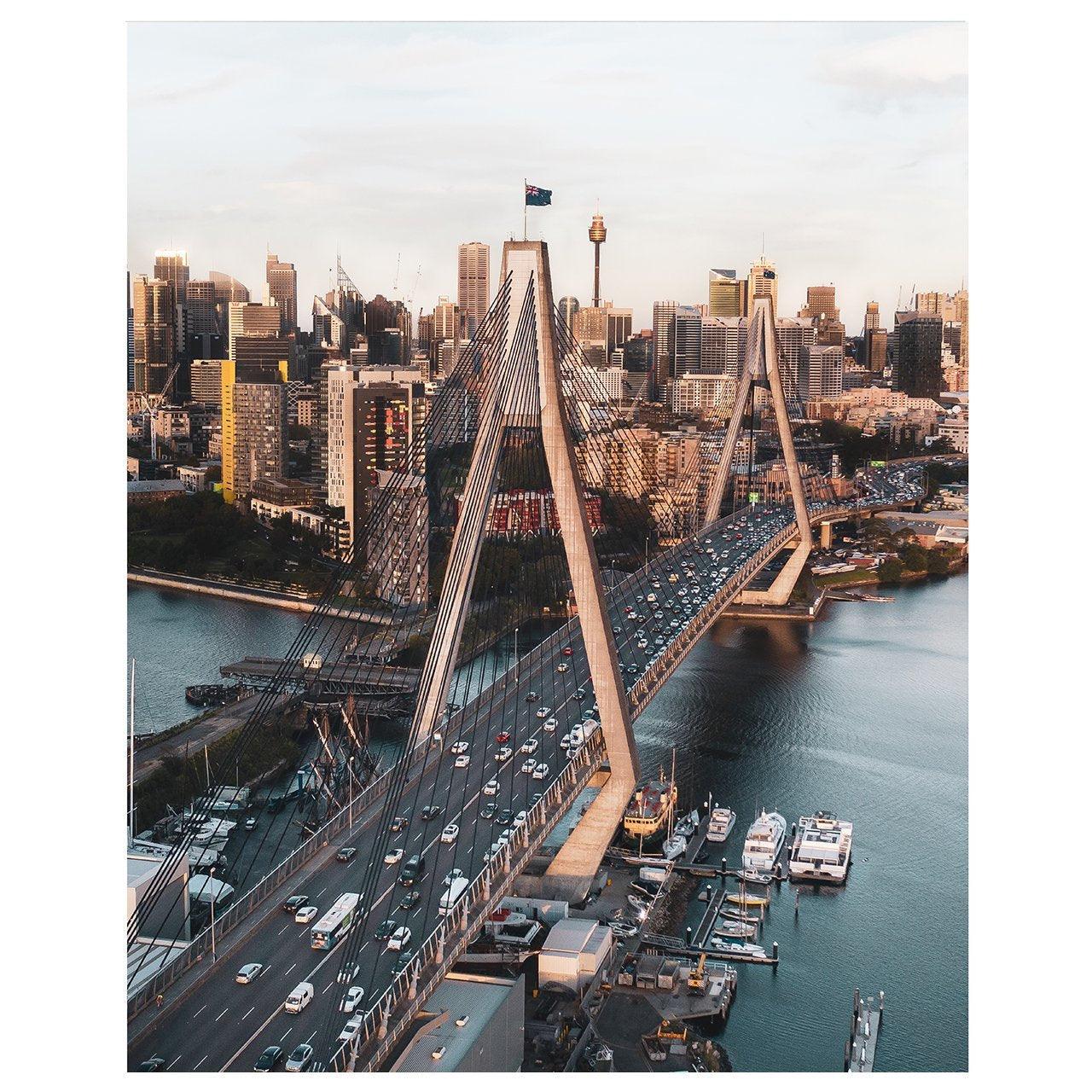 Anzac Bridge Sunset - Through Our Lens