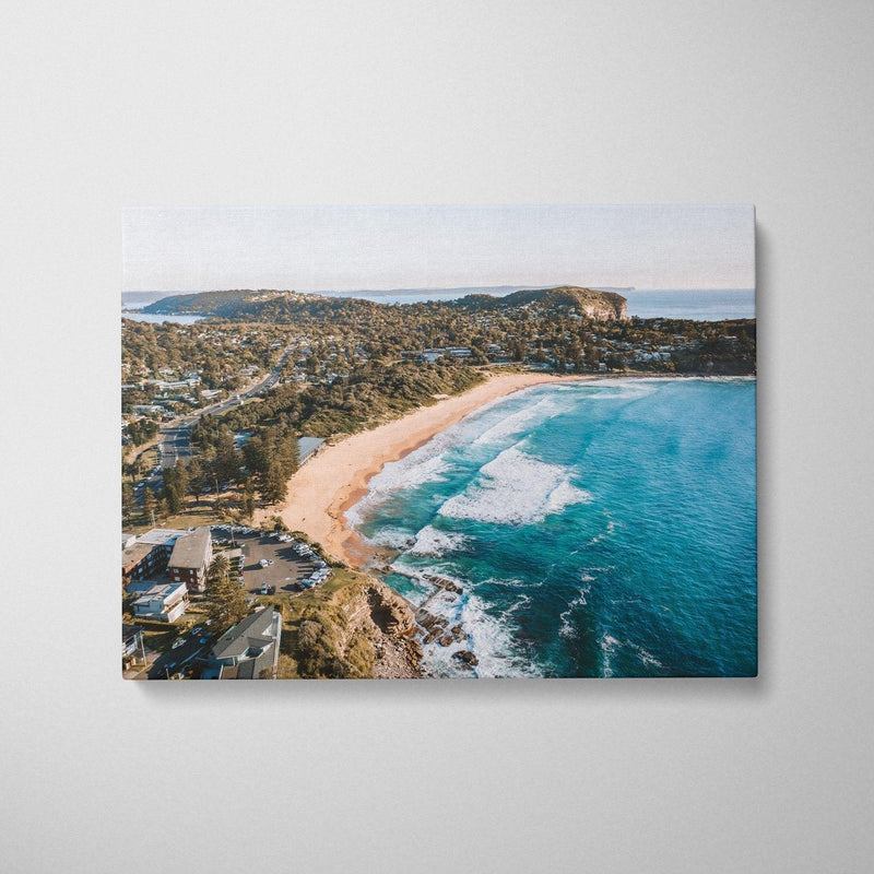 Avalon Beach Art Print-Print-Small-Stretched Canvas-Landscape-Through Our Lens