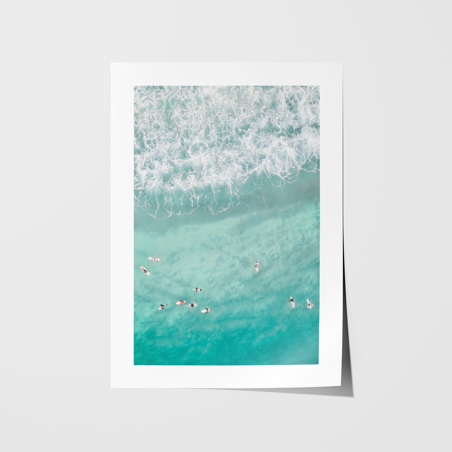 Blue Gradient Art Print - Through Our Lens