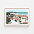 Bondi Pavilion architectural photograph in oak frame - Sydney beach landmark wall art
