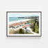Bondi Pavilion architectural view in black frame - Sydney beach photography wall art