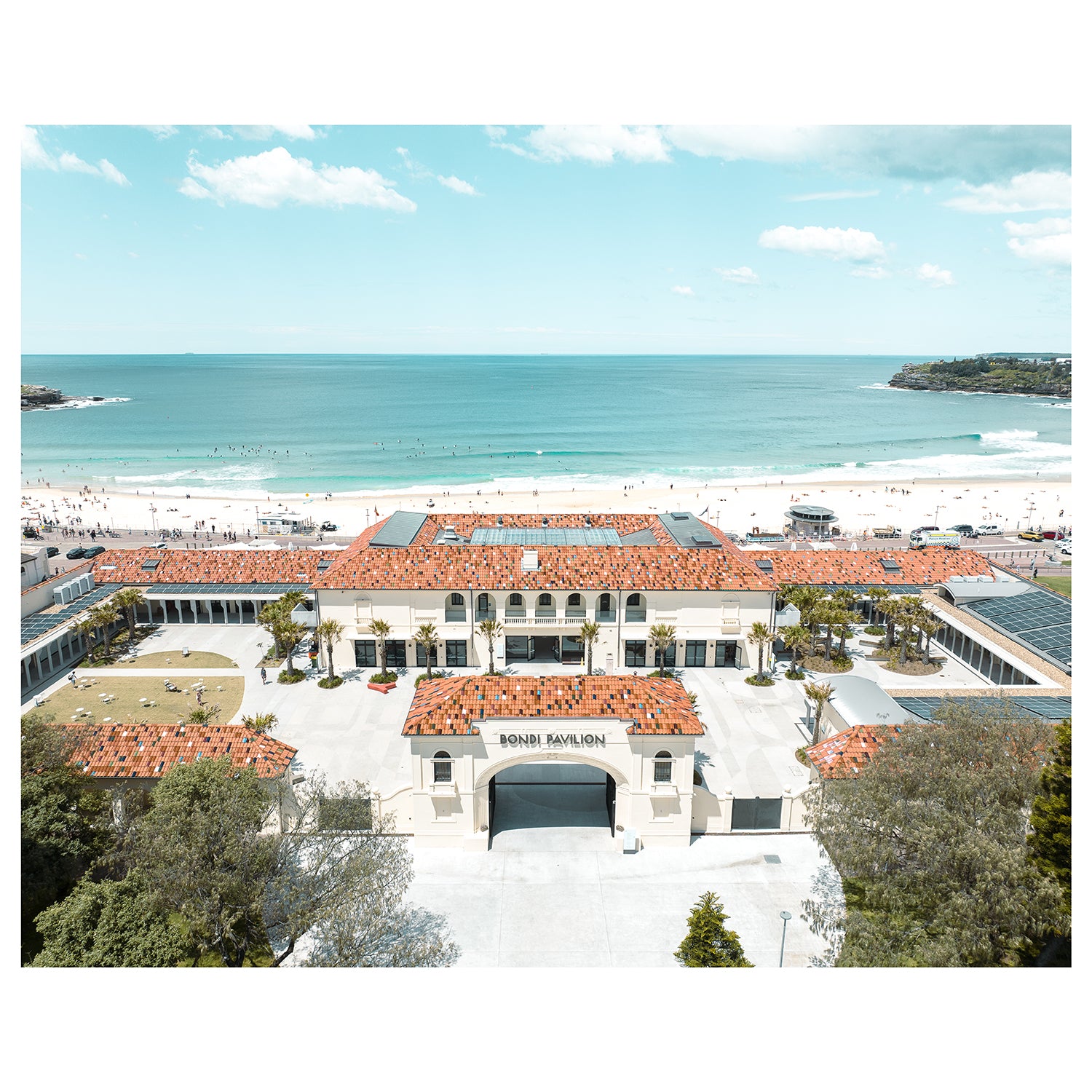 Bondi Pavilion beachside architecture - unframed coastal photography wall art
