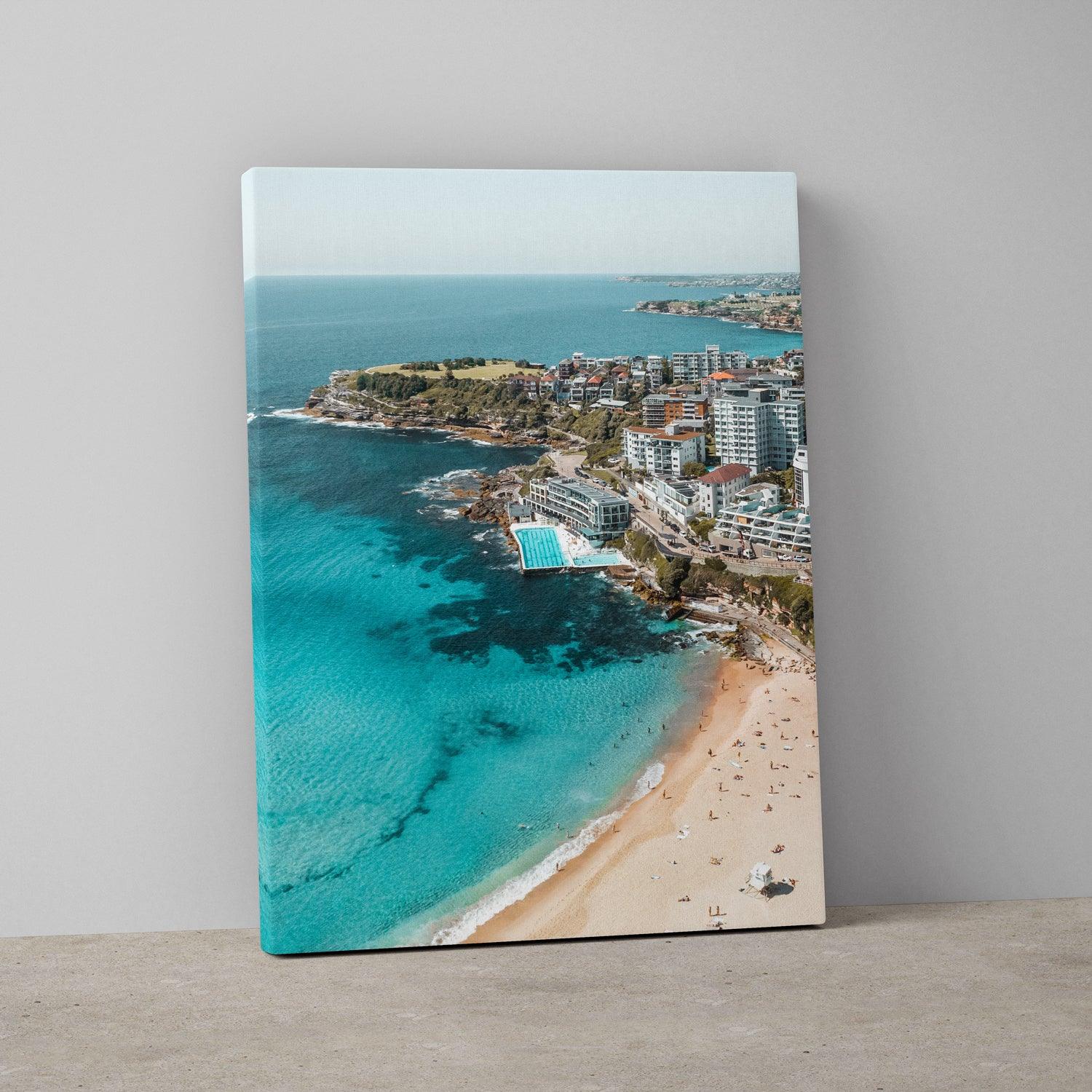 Bondi Views Art Print-Print-Through Our Lens-Stretched Canvas-Small-Portrait-Through Our Lens