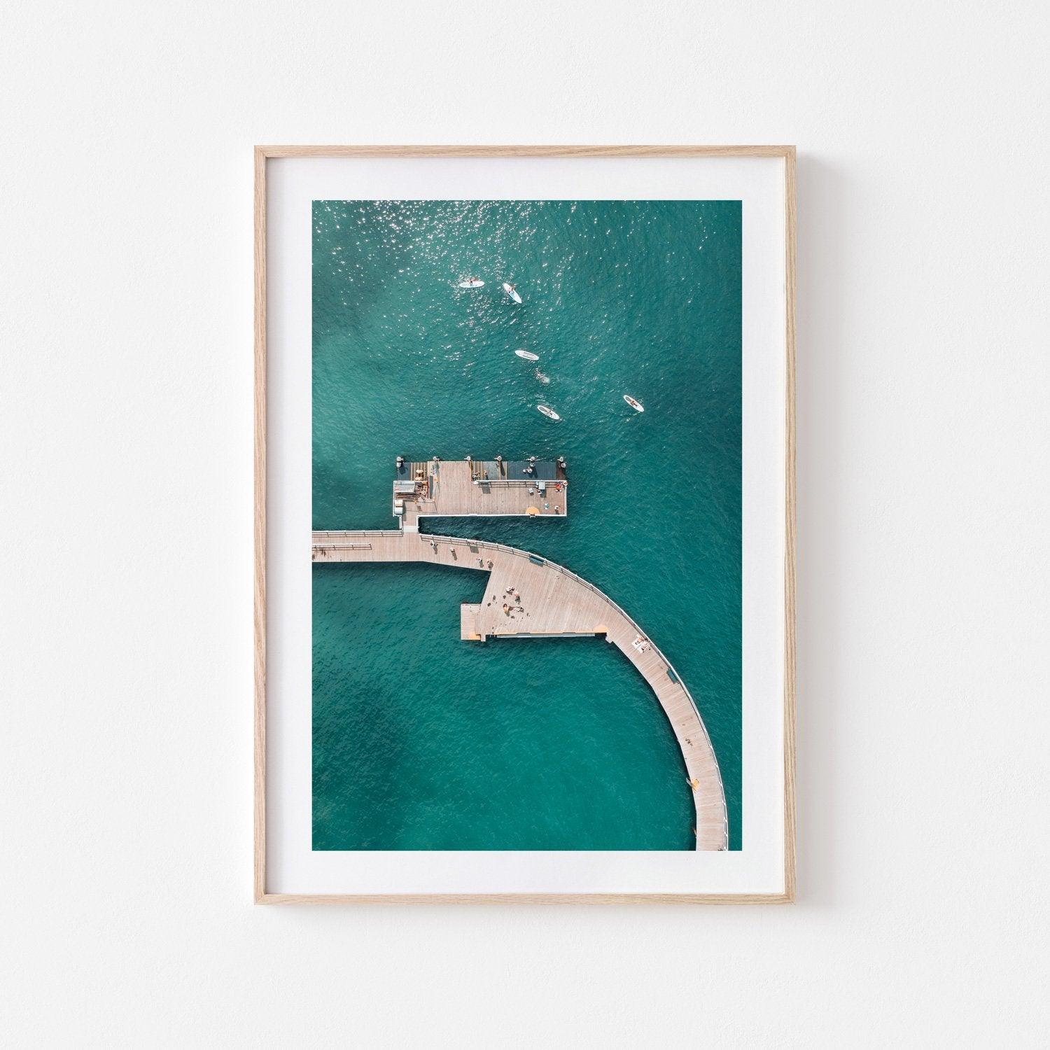 Balmoral Corner Art Print-Print-Small-Oak Frame-Through Our Lens