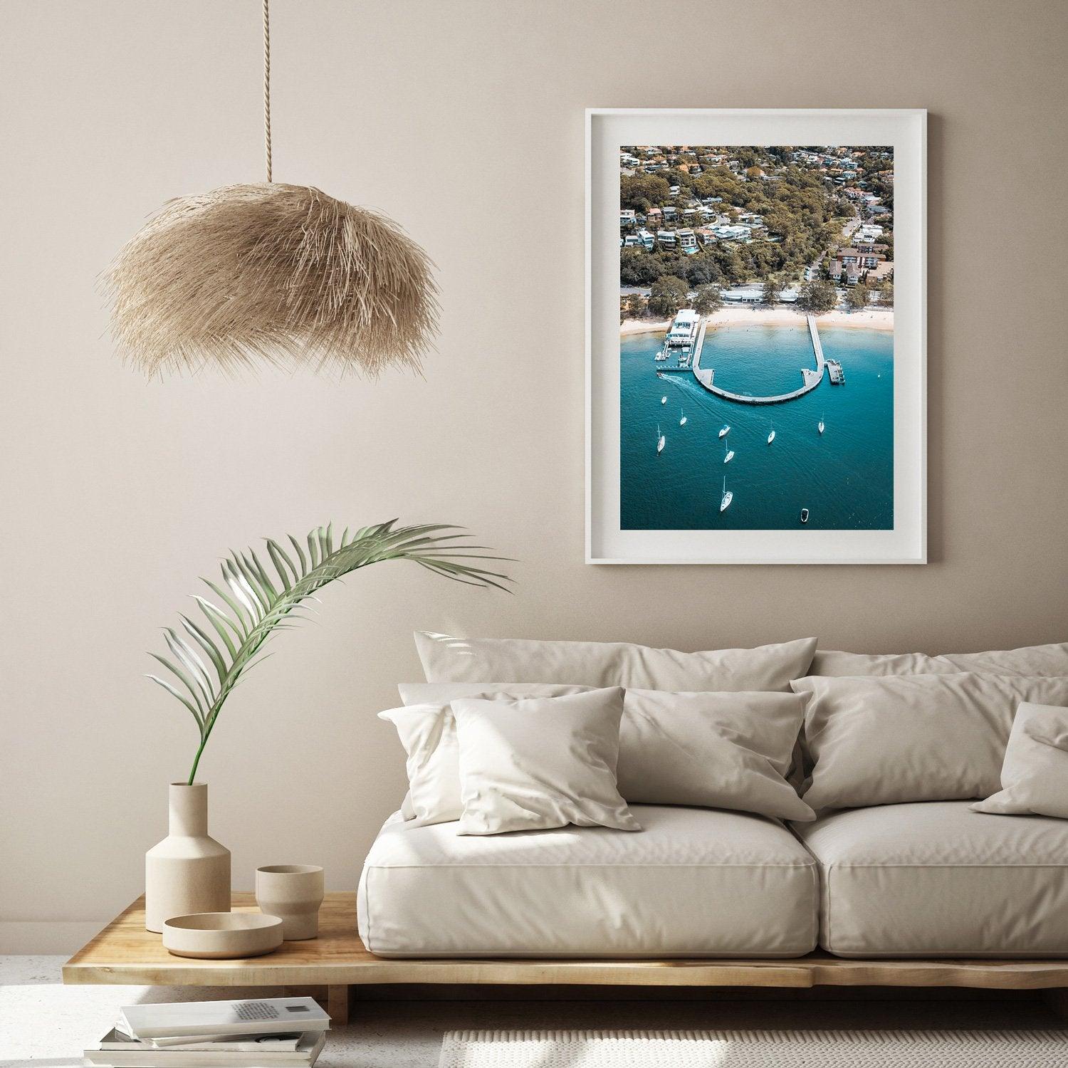 Balmoral Landscape Art Print-Print-Small-White Frame-Portrait-Through Our Lens