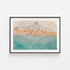 Bondi Summer Art Print-Print-Small-Black Frame-Landscape-Through Our Lens