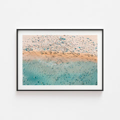 Bondi Summer Art Print-Print-Small-Black Frame-Landscape-Through Our Lens
