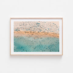 Bondi Summer Art Print-Print-Small-Oak Frame-Landscape-Through Our Lens