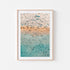 Bondi Summer Art Print-Print-Small-Oak Frame-Portrait-Through Our Lens